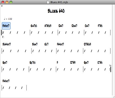 Roman Numeral Chord Chart